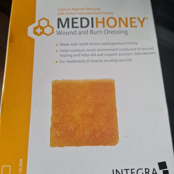 Medihoney Wound And Burn Dressing 2 in 1 ( Pack of 10 ) REF :31045 - Picture 1 of 3